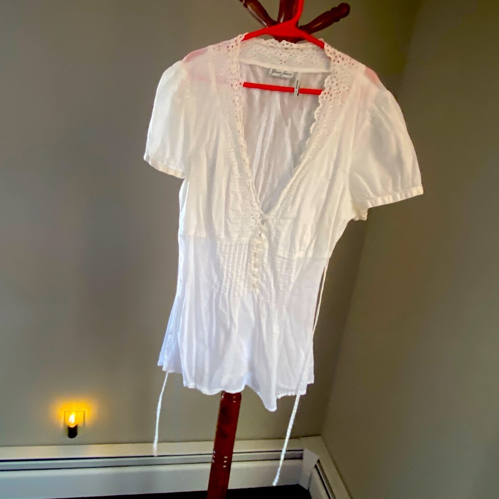 Cotton peasant top